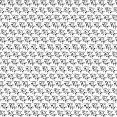 fish vector seamless pattern