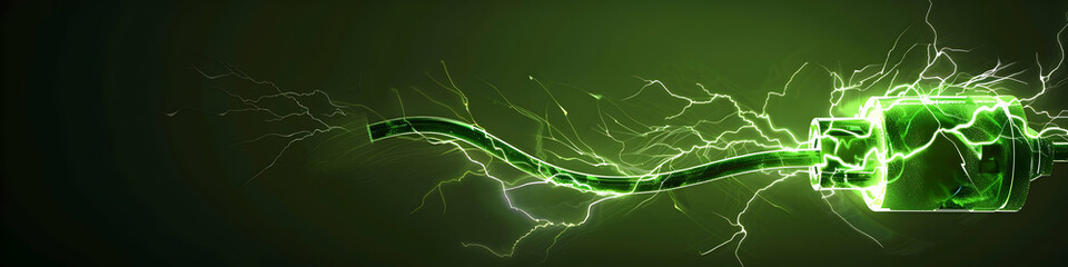 Eco Friendly Electrical Plug Concept Energy Light
