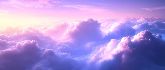 Fototapeta premium A purple and blue sky with clouds