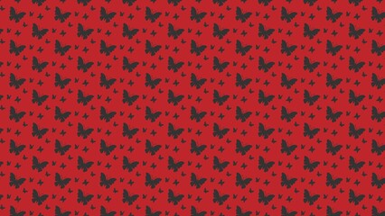 seamless vector pattern with butterflies