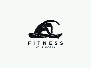 fitness gym or health logo design vector template