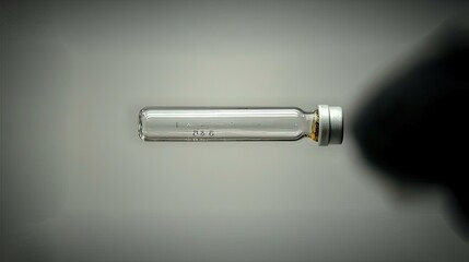 Fototapeta premium Glass Vial with Medical, Lab, and Science.