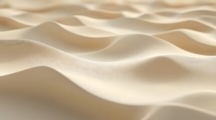 Fototapeta premium Abstract close-up view of undulating light beige texture.