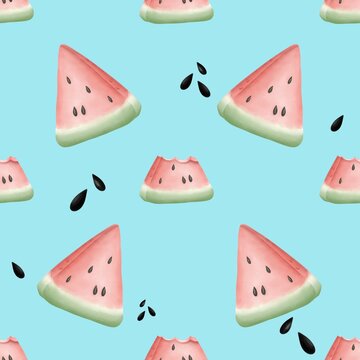 watermelon seamless pattern