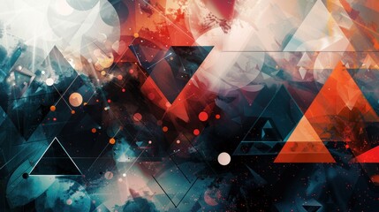 Digitally generated abstract art with triangles and circles stock photo --ar 16:9 --raw --v 6 Job ID: fac39dc6-956a-47e9-b681-b0d7ccd0aa5c