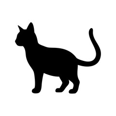 Standing Cat Silhouette