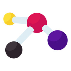 Modern design icon of topology 