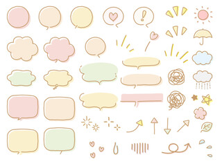 手描きの吹き出し03