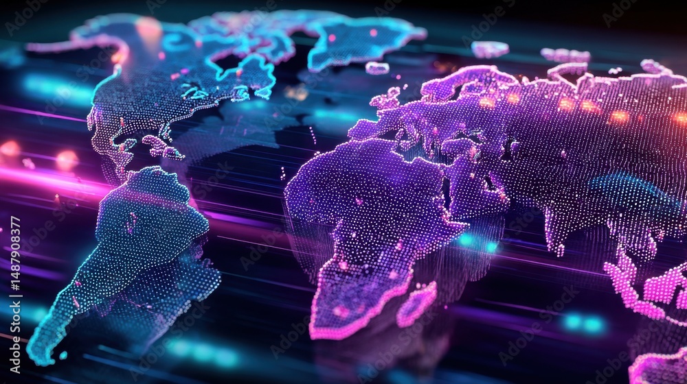 Poster https://s.mj.run/dfro0wtaid4 a photo of a holographic world map --ar 16:9 --sref https://s.mj.run/df