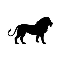 Roaring Lion Silhouette