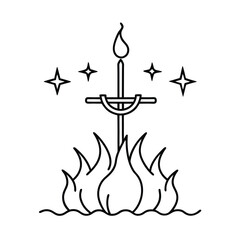 set of celtic crosses