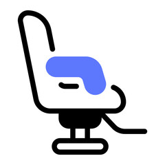 This Barber chair icon is suitable for Beauty Salon, Spa, Barber Shop, etc
