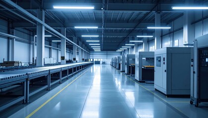 Spacious Functional Dock Facility with Packing Stations and Ambient Light