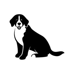 Sitting Dog Silhouette