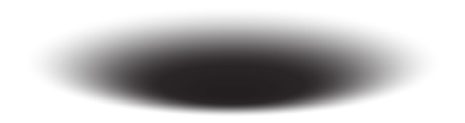 Realistic round and oval shadows element design