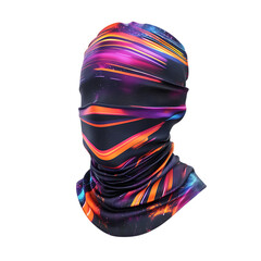 Modern Cooling Wrap with a Futuristic Digital Design Isolated on Transparent Background