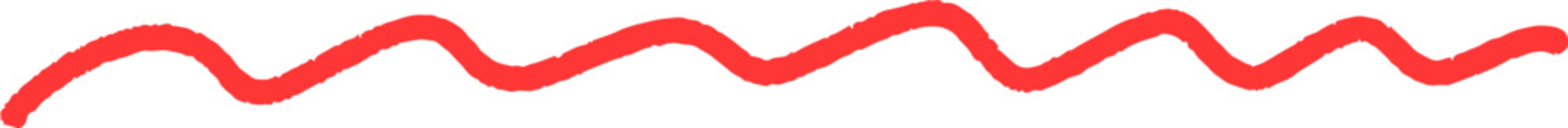 red wavy underline