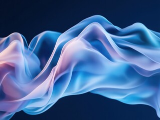 Obraz premium Abstract flowing fabric in vibrant colors