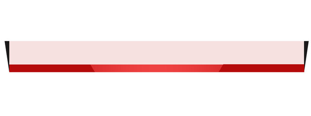 Obraz premium red modern Lower Third Design for Hosts, Guests, and Speakers