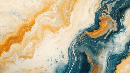 Obraz premium Abstract marble design, flowing colors on a surface, background of blended hues. Possible use for texture, pattern, background design