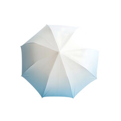 Elegant Compact Beach Umbrella with a Refined Minim Isolated on Transparent Background