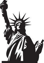 Statue of Liberty Vector silhouette