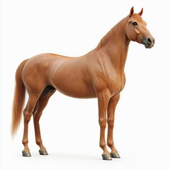 Obraz premium Photo of Arabic Horse Isolated on white background