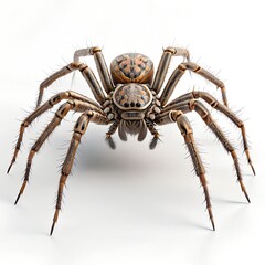 Detailed Spider with Long Legs Artwork