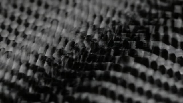 Animated Carbon Fiber Weave Texture Morphing Seamlessly Loop