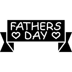 Fathers Day Ribbon Icon
