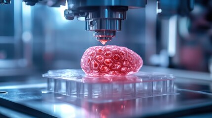 3D printing of a biological structure