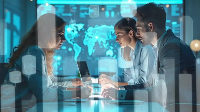 Visualization of teamwork between humans and artificial intelligence