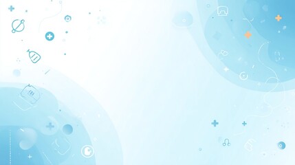 Clean Pediatric Background Celestial Theme for Healthcare & Childcare Designs
