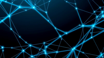 Futuristic digital interface with AI and neural network visualization background