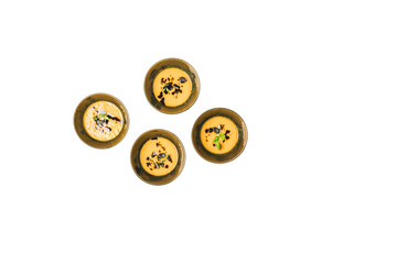 Set of gold and black clocks showing time is money concept with isolated watch symbols