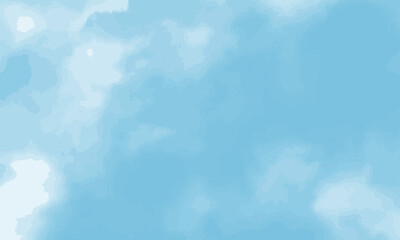 柔らかい空の蒼背景　ベクター