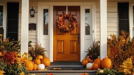Autumnal Porch Decor: A Warm Welcome