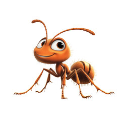  Cartoon Ant Funny Insect Character Drawing Transparent Background