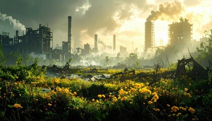 Nature Reclaims Life in an Abandoned Disaster Zone Landscape