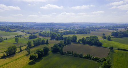 Panorama des champs