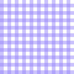 Elegant Light Purple Gingham Pattern Background in Seamless Design