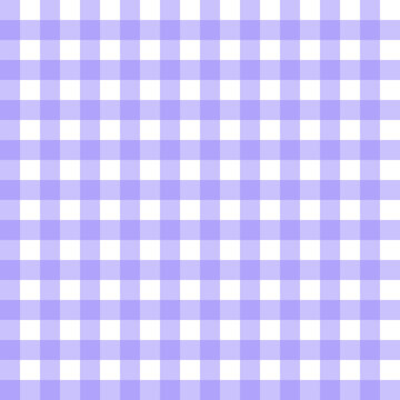 Elegant Light Purple Gingham Pattern Background in Seamless Design