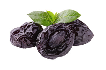 Obraz premium Healthy dried fruit styled with mint on neutral surface