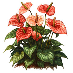 bouquet of red flowers