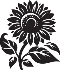 Sunflower vector illustration