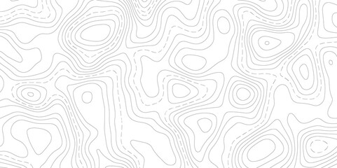 Fototapeta premium White wave paper curved reliefs abstract background. Abstract topographic contours map background. luxury topographic wavy pattern and geographic grid map design . Abstract lines background.