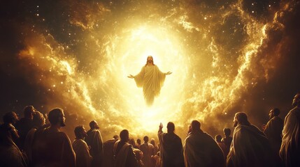 Ascension of Jesus Christ: Divine Light and Heavenly Glory