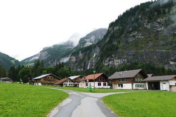 swiss mountain village