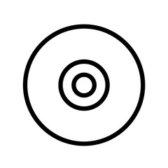 Grinding wheel icon in minimalist style on a white background  
