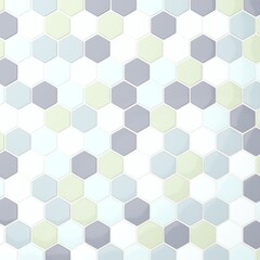 背景素材_タイル_六角形_カラフル